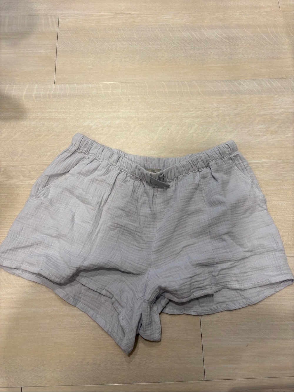 Rex Light Blue Women's Lounge Shorts - Soft Elastic Waist